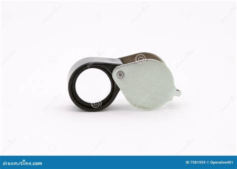 Jeweler s loupe stock image. Image of triplet, magnify - 7581959