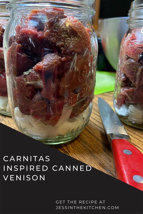 Pressure Canned Carnitas Inspired Venison · Jess In The Kitchen Recipe Canned Venison