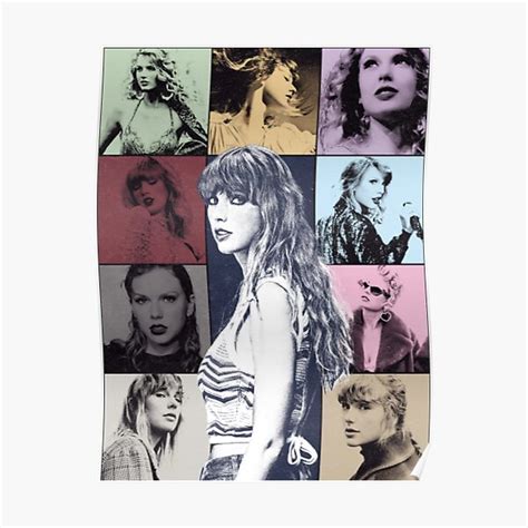 The Eras Tour Collage Poster For Sale By Michelleomann Redbubble