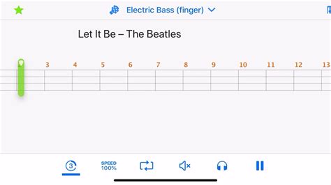 The Beatles Let It Be Bass Tab Youtube