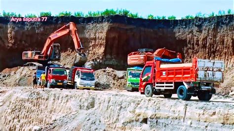 KerenMelihat Excavator Dan Dump Truck Mengeluarkan Kemampuan Terbaik