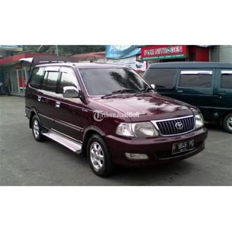 Toyota Kijang LGX Efi 1 8 Tahun 2004 Warna Merah Maroon Kondisi Full