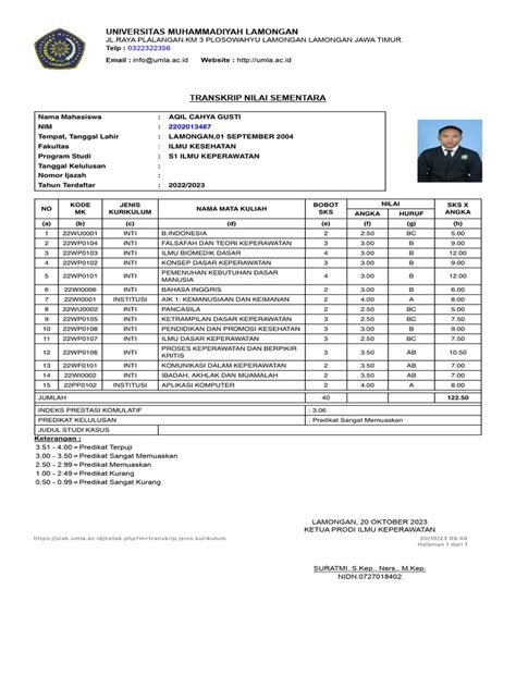 Sistem Informasi Akademik Kampus Pdf