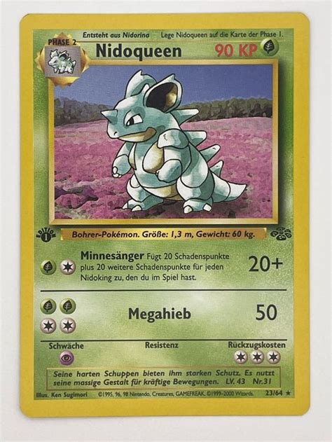 Nidoqueen 23 64 Rare Pokémon Jungle 1 Edition Kaufen auf Ricardo