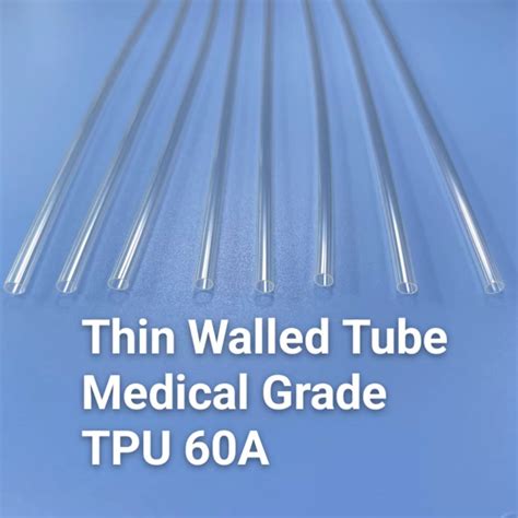 Custom Medical Grade Plastic Clear Soft A Tpu Thin Walled Tubing Used