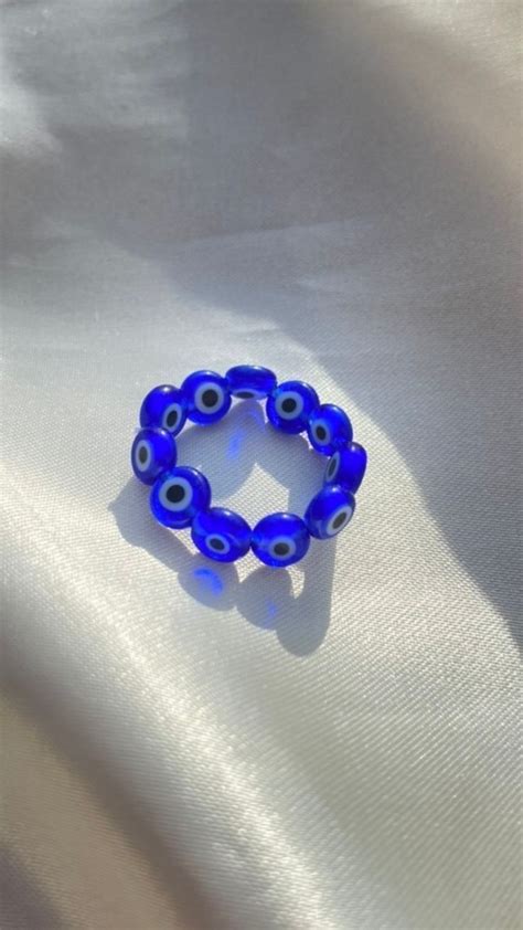 Nazar Ring Blue Evil Eye Evil Eye Ring Evil Eye