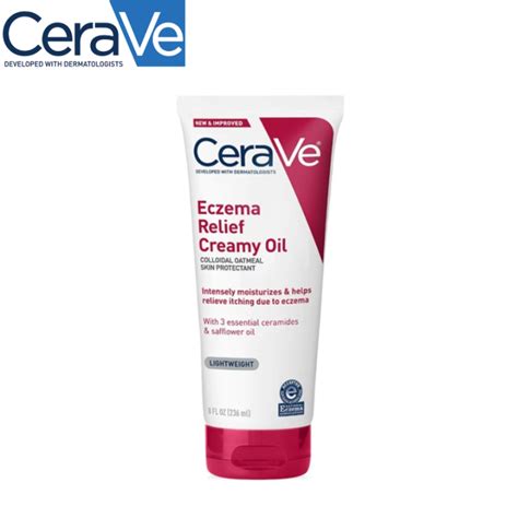 Cerave Eczema Treatment Cream Itch Relief Moisturizing Cream Dry Skindry And Itchy Skin 236ml