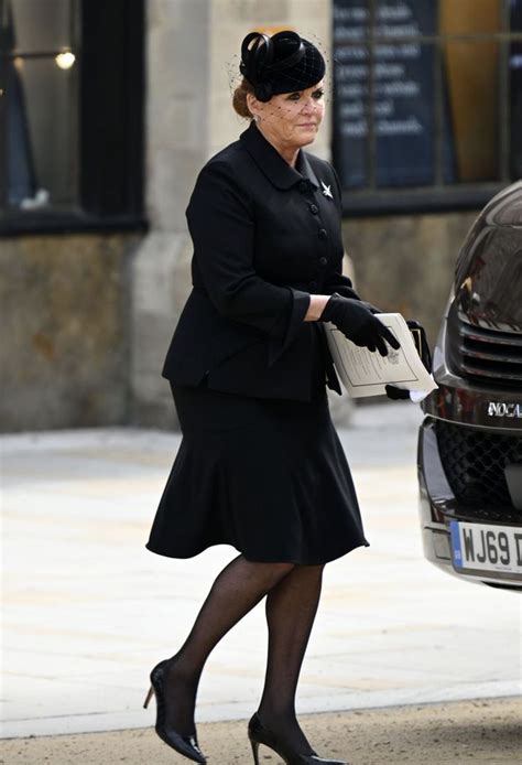 Sarah Ferguson Arriva Al Funerale Della Regina Sarah Duchess Of York