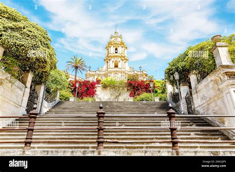 Duomo Di San Giorgio Modica Sicily Stock Photo Alamy