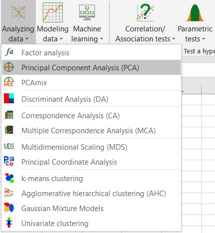 Principal Component Analysis Pca In Excel Addinsoft