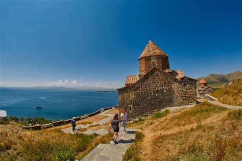 Sevanavank Monastery on Sevan Lake in Armenia Editorial Photo - Image ...