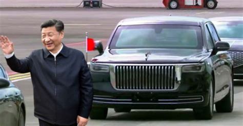 President Xi Jinping Spotted In Chinese Rolls Royce Hongqi N