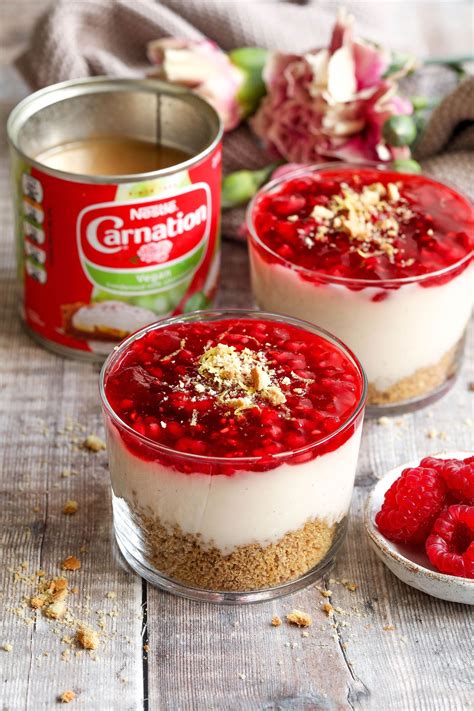 Vegan Raspberry Cheesecake Pots Nadias Healthy Kitchen