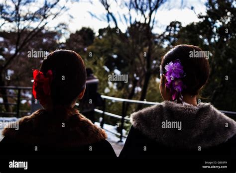 Geishas In Kyoto Stock Photo Alamy