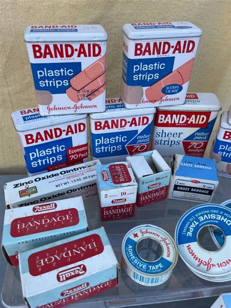 12 Vintage First Aid Items