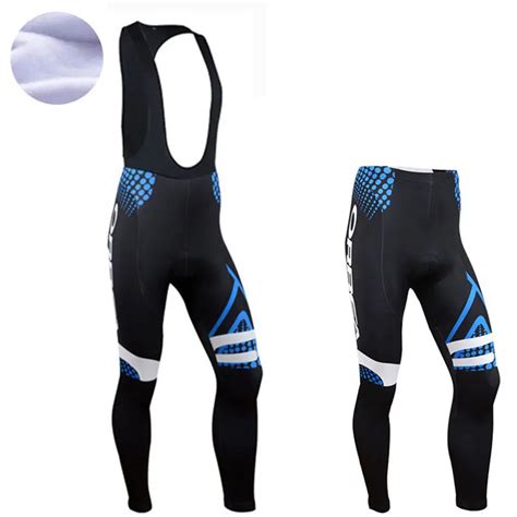 cycling bib pants winter men thermal fleece cycling bib long pants mountain bike clothing pants ...