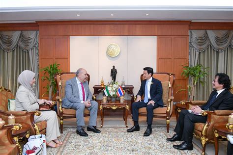 Ambassador Of The State Of Palestine To The Kingdom Of Thailand Paid A