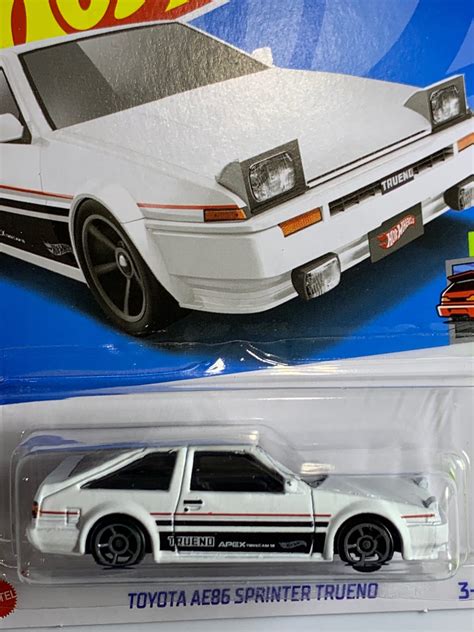 Hot Wheels Toyota Ae Sprinter Trueno White Boulevard