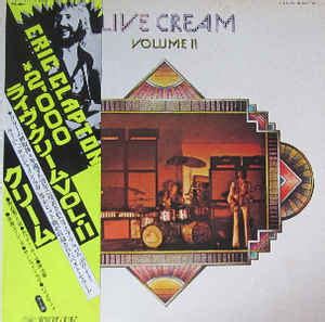 Cream - Live Cream Volume II (1979, Vinyl) | Discogs