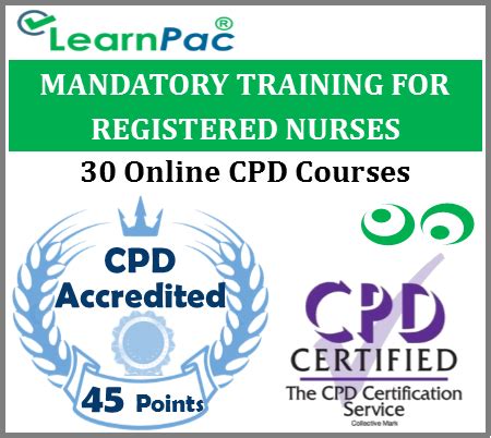 Mandatory Training For Nurses 30 Online CPD Accredited Courses