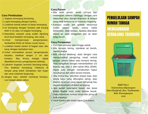 Mahasiswa KKN UNDIP Ajak Warga Mengelola Sampah Organik Rumah Tangga