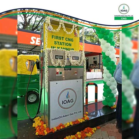 Ioagpl Commissions First Cng Station Of Kannur District In Kerala