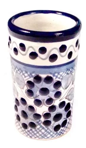 50 Vasos Tequileros De Talavera Poblana Barroca 50ml Flor 8 En Venta