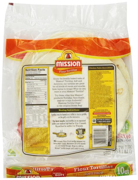 Whole Wheat Tortilla Nutrition 12 Inch - Nutrition Ftempo