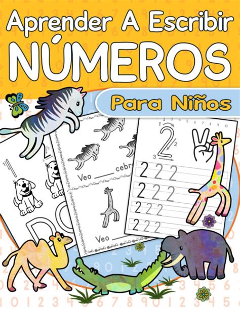 Buy Aprender A Escribir Números Para Niños Primeros Ejercicios De Escritura Para Aprender Los