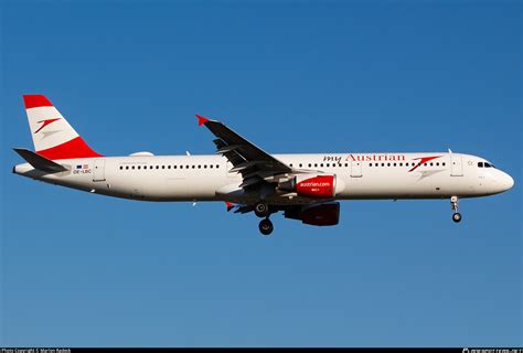 OE LBC Austrian Airlines Airbus A321 111 Photo By Marlon Radeck ID