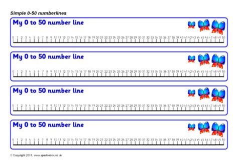 Free Printable Number Line To 50 - PRINTABLE TEMPLATES