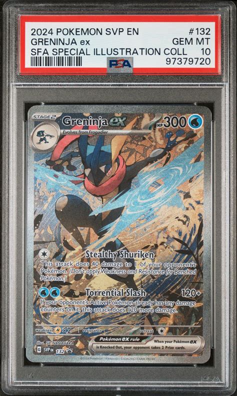 2024 Pokemon Svp En Sv Black Star Promo 132 Greninja Ex Shrouded Fable