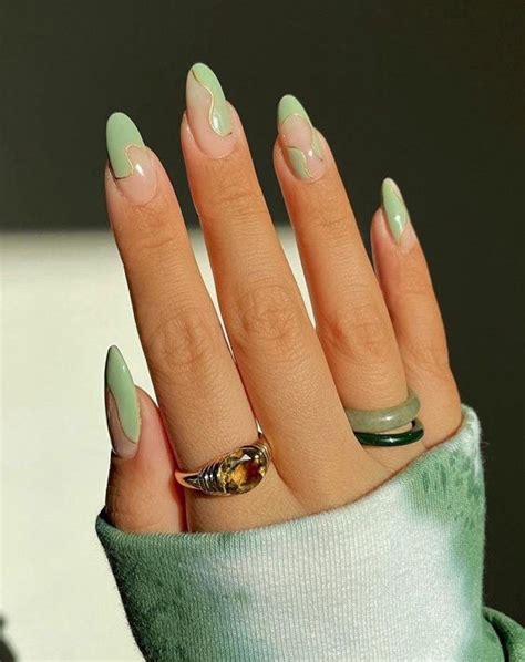 Sage Green Nails To Try This Month Sage Green Nails Designs For Inspo