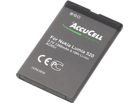 Accucell Akku Passend F R Nokia Lumia Akku Bl J Mit Li Ion