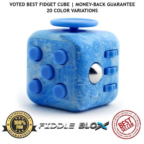 Buy Premium Fidget Cube Toy For Stress Relief Adhd Get The Original 6 Features Fidgeting Toy