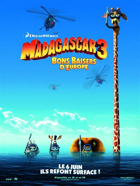 Madagascar La Bande Annonce Vf Et Vo Et L Affiche Du