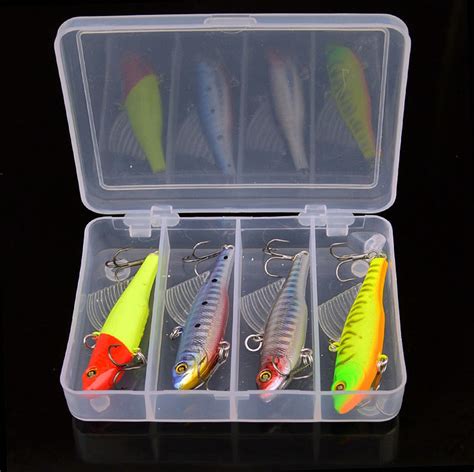 Wldslure Pcsset G Fishing Lures With Tackle Box Hard Bait Vib Lead