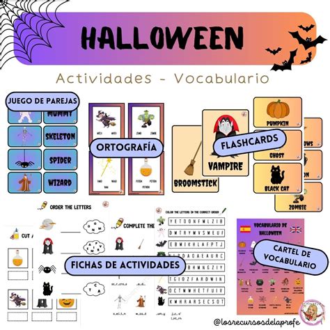 Super Pack De Halloween Ingl S Los Recursos De La Profe