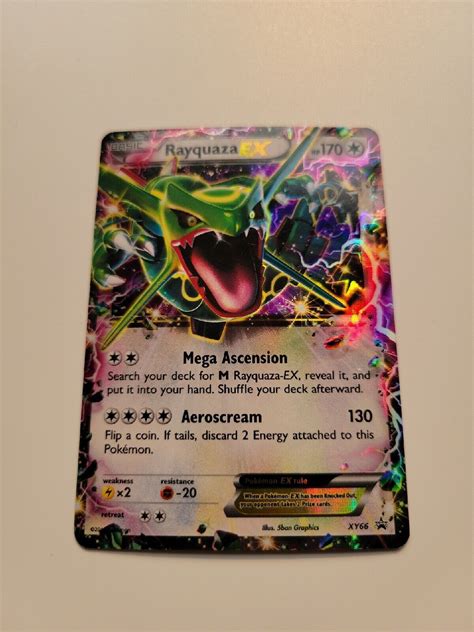 Rayquaza EX XY66 Pokémon Card Black Star Promo Holo Ultra Rare Values