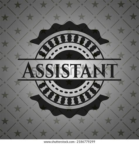 Assistant Retro Style Black Emblem Vector Stock Vector Royalty Free 2186779299 Shutterstock