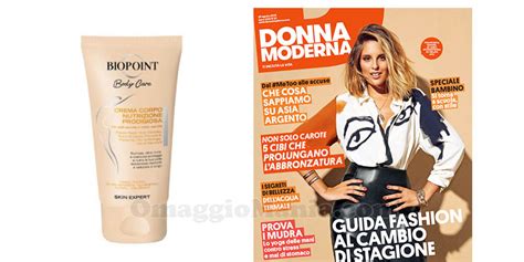 Crema Corpo Nutrizione Prodigiosa Biopoint Con Donna Moderna OmaggioMania