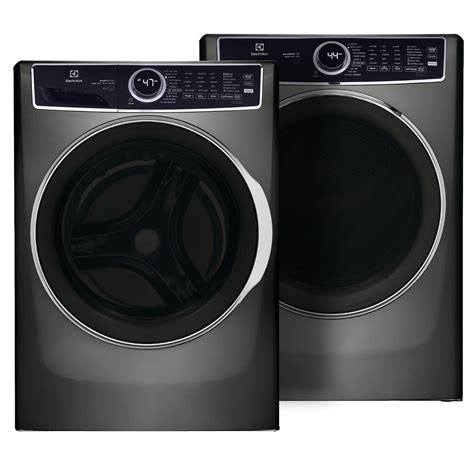 Front Load Stackable Electric Washer & Dryer Set w/ Steam – reece-bath ...