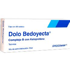 Dolo Bedoyecta Ketoprofeno Neuropat As Tabletas Grossman Rx