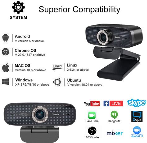 Spedal MF922 Webcam For Streaming HD 1080P PC Camera