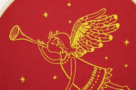 Embroidery Pattern Christmas Angel Advanced