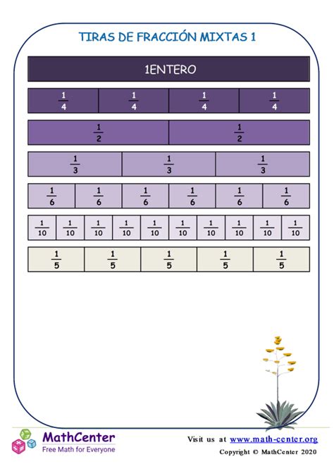 Tercer Grado Hojas De Aprendizaje Equivalencia De Fracciones Math Center