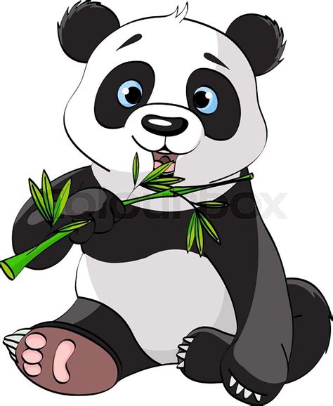 Pandaer Tegning Panda Stock Vektor