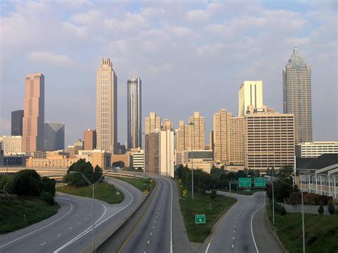 Atlanta Skyline Wallpapers Wallpaper Cave