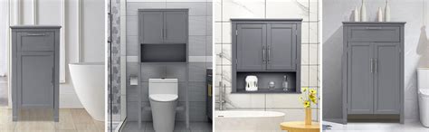 Amazon Goujxcy Bathroom Cabinet Home Kitchen