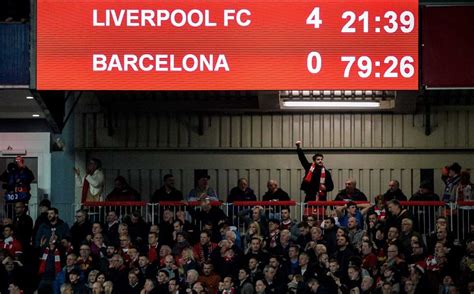 Liverpool 4 0 Barcelona En Champions Balonero Héroe Invisible Video